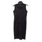 Saint Laurent YSL Black Sheath Victorian Ruffle Dress image number 5