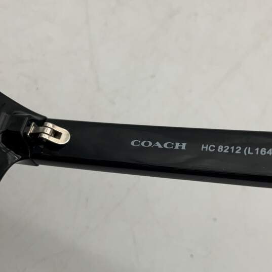 Coach Mens HC8212 L1641 Black Full-Rim Lightweight Square Sunglasses image number 4