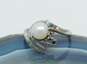 10K White Gold Pearl & Diamond Accent Ring 2.6g image number 4