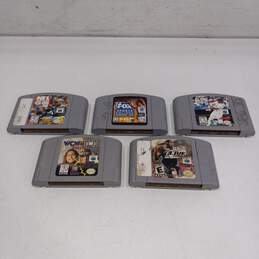 Nintendo 64 Video Games Assorted 5pc Lot