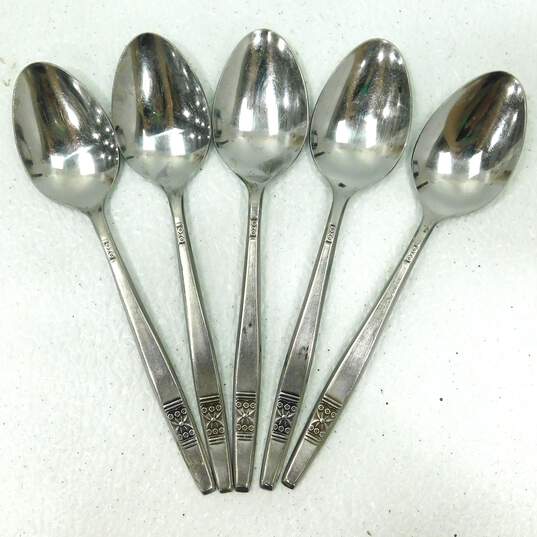 Madeira T.M. Mid-Century Stainless Tea Spoons Set of 5 Loose image number 1