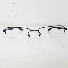 Prada Black Rectangle Rimless Eyeglasses Rx alternative image