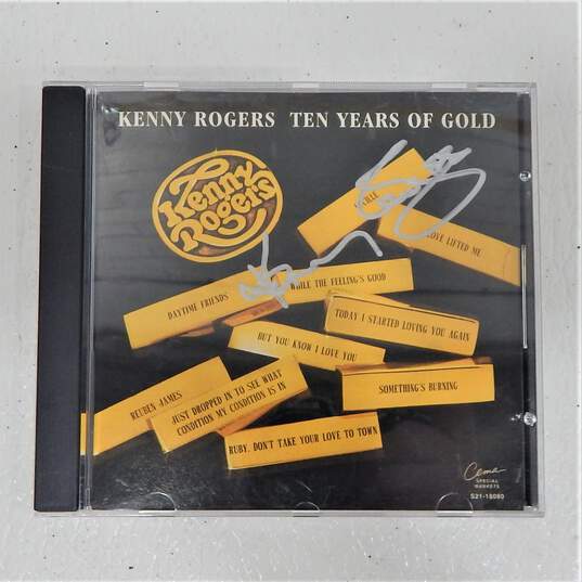Kenny Rogers Autographed CD Cover image number 4