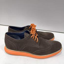 Cole Haan Lunagrand Brown Suede Oxford Shoes Men's Size 11.5M alternative image