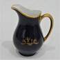 VNTG Black Gold Teapot Sabin Creamer Sugar Crest-O-Gold image number 9