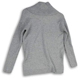 Womens Gray Regular Fit Long Sleeve Turtleneck Pullover Sweater Size XS alternative image