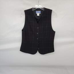 Pendleton Dark Gray Wool Lined Vest WM Size 4