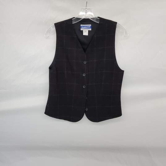 Pendleton Dark Gray Wool Lined Vest WM Size 4 image number 1
