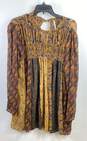 Free People Women Brown Oversized Paisley Blouse M image number 1