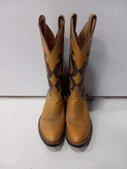 Tony Lama Tan/Brown Women's Western Boots Size 9.5