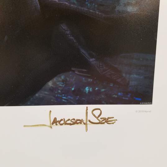 Limited Edition Marvel Studios 'Black Panther' Lithograph Signed by Jackson Sze image number 3