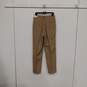 NWT Mens Tan Flat Front Pockets Straight Leg Casual Chino Pants Size 32 image number 2
