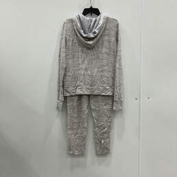 Womens Gray Full-Zip Hoodie And Pants Two-Piece Tracksuit Set Size Medium alternative image