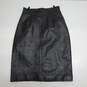 Vintage Renardo Silver Fox Class Sweden/USA/Italy Medium Black High Waist Skirt image number 2