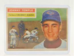 1956 Johnny Temple Topps #212 Cincinnati Redlegs alternative image