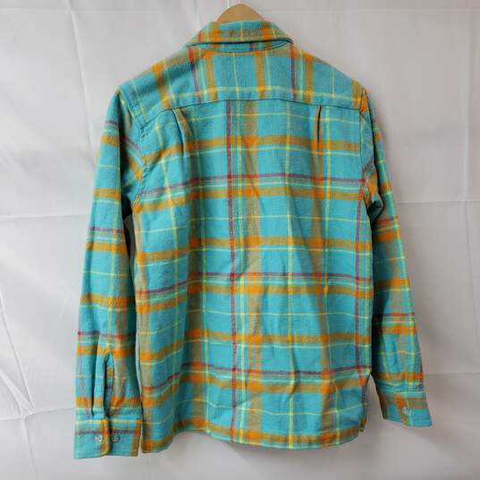 OBEY Organic Cotton Button Up Plaid LS Shirt SM image number 2