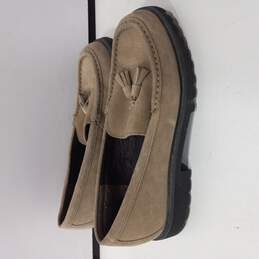 Women's Tan Suede Loafers Size 7M