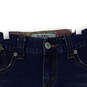 Womens Blue Slouch Medium Wash Denim Stretch Pockets Jeans Shorts Size 7 image number 3