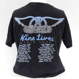 Vintage 90s Aerosmith Nine Lives World Tour Tee / Size L alternative image