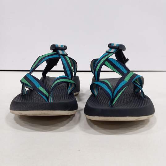 Chaco Blue, Green, Black Sandals Women's Size 6M image number 4