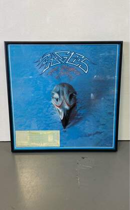 Eagles Album Sleeve with Ticket Stub 2011 Poster Framed