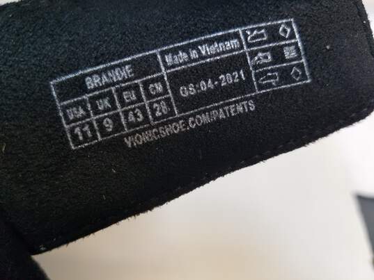 Vionic Sz 11 Womens Strappy Leather Brandi Black Platform Sandals Shoes image number 8