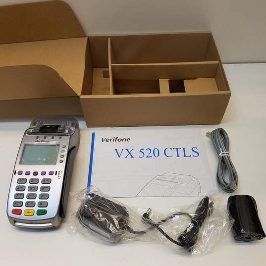 Verifone VX 520 CTLS Dial Ethernet and Smart Card Reader image number 1