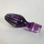 Crystal Decanter Purple Cut Crystal Artisan Decanter/Stopper image number 7