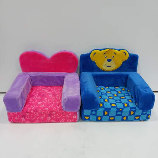 Pair of Build-a-Bear Workshop Toy Chairs image number 1
