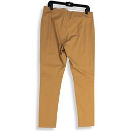 NWT Ralph Lauren Womens Brown Flat Front Pull On Ankle Pants Size 12P alternative image