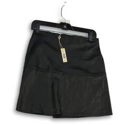 NWT Max Studio Womens Black Stretch Elastic Waist Pull-On Mini Skirt Size Small alternative image