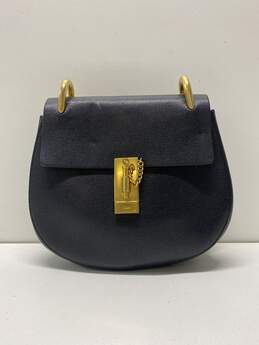Authentic Chloe Black Leather Crossbody Bag