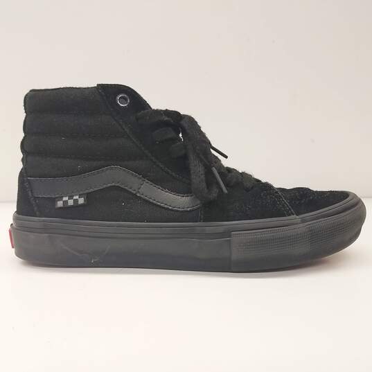 Vans Sk8 Hi Black Suede/Canvas Men's Casual Shoes Size 6.5 image number 2