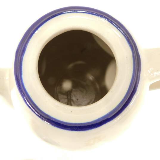 Vintage Glazed Ceramic Teapot image number 4