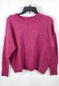 Vince Camuto Women Pink Knitted Marled Sweatshirt S image number 1