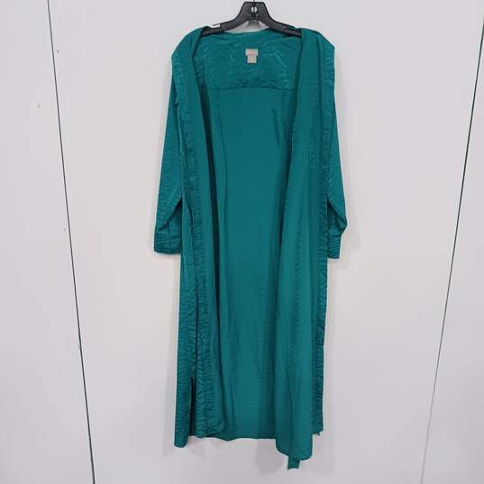 Chico's Women's Green Maxi Dress Size 2 - NWT image number 5