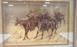 Frederick Remington North American Frontier Artwork Old West Hunters alternative image