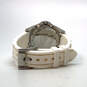Designer Fossil ES2344 White Strap Rhinestone Analog Dial Quartz Wristwatch image number 4
