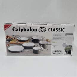 New Open Box Calphalon Classic Ceramic Nonstick 11pc. Cookware Set