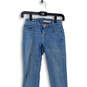 Womens Blue 710 Light Wash Pockets Denim Super Skinny Jeans Size 24 image number 3
