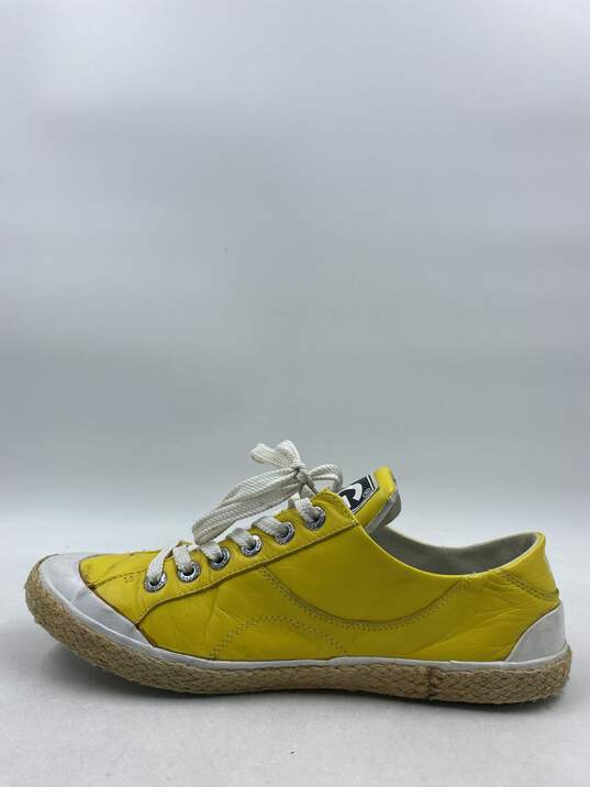Authentic Dolce & Gabbana Yellow Sneaker Casual Shoe M 8 image number 2