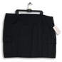 NWT Womens Black Flat Front Elastic Waist Pull-On Mini Skirt Size 3X image number 2