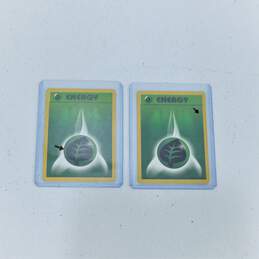 Rare Pokemon TCG Ink Error Vintage Energy Card Lot of 2