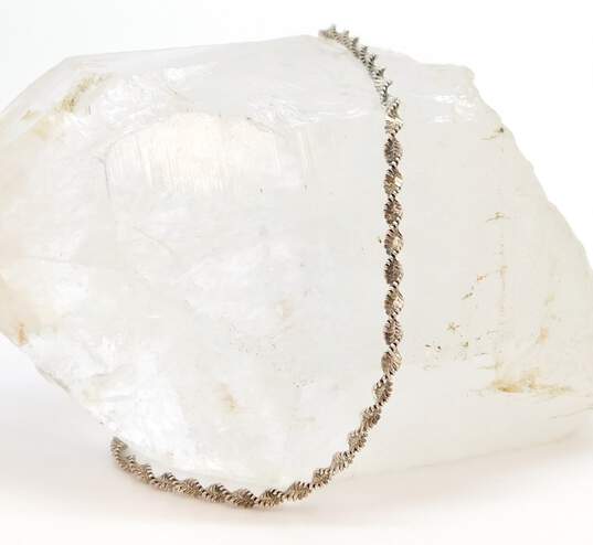 Romantic 925 Garnet & Marcasite Pendant Onyx Bali Beaded Necklace Marquise & Claddagh Rings & Twisted Herringbone Chain Bracelet 28.5g image number 2