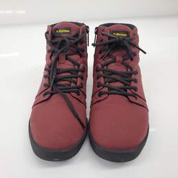 Dr. Marten's Unisex Rozarya Oxblood Red Casual Canvas Shoes Size 5 Men's / 7 Women's alternative image