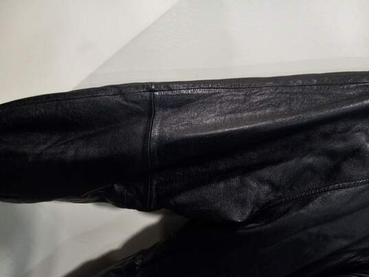 Pelle Studio Wilsons Men's Black Leather Jacket Size M image number 4