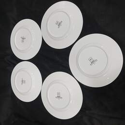 5 Piece Set of White Mikasa Salad Plate alternative image