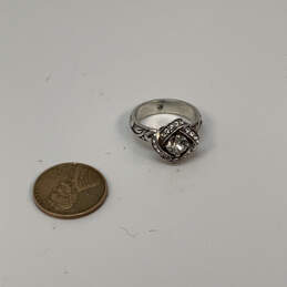 Designer Brighton Silver-Tone Crustal Cut Stone Eternity Knot Stylish Ring alternative image