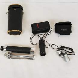 Small Table Top Telescope and 2 Monoculars Lot of 3 Assorted  Sight Seeing Instruments
