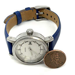 Designer Fossil ES-3908 Silver-Tone Stainless Steel Analog Wristwatch alternative image
